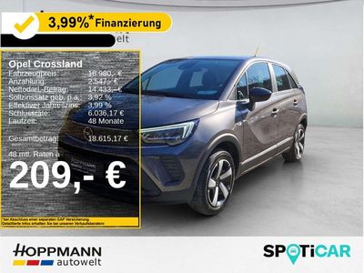 Usata Opel Crossland Edition 110 CV (80 kW) 2022 Grigio SUV