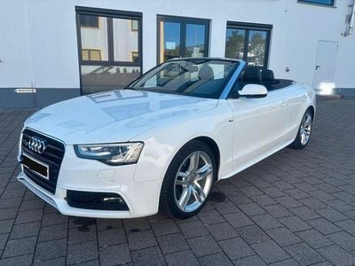 Usata Audi A5 Cabriolet S-Line 245 CV (180 kW) 2013 Bianco Cabrio