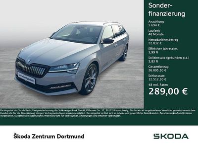 Gebraucht Skoda Superb SportLine 218 PS (160 kW) 2022 Grau Kombi