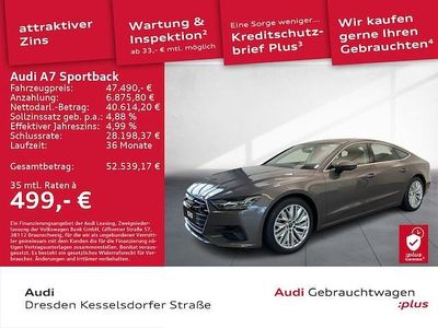 Sohobraun metallic Gebraucht 2022 Audi A7 Sportback Ambiente Kleinwagen | 46.490 € (Superpreis)