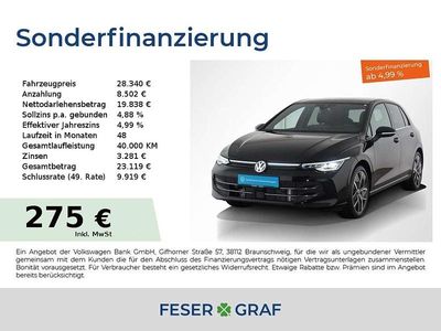Grenadillschwarz metallic Gebraucht 2024 VW Golf Edition Limousine | 27.990 € (Fairer Preis)