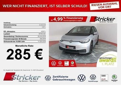 Gebraucht VW ID.3 Pro 150 kW (204 PS) 2022 Scale silver metallic (metallic) Kleinwagen