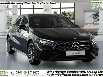 Neu Mercedes A200 AMG line 163 PS (119 kW) 2026 Kosmosschwarz metallic Limousine