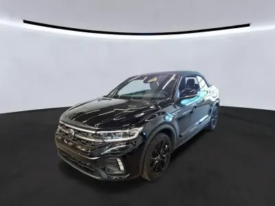 Gebraucht VW T-Roc Cabriolet R-line 150 PS (110 kW) 2023 Schwarz Cabrio
