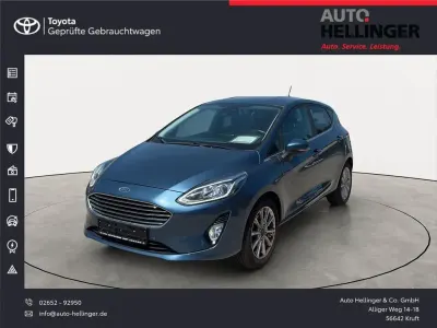Gebraucht Ford Fiesta Titanium 101 PS (74 kW) 2019 Blau Kleinwagen