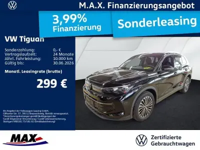 Gebraucht VW Tiguan Goal 150 PS (110 kW) 2025 Grenadillschwarz metallic (metallic) SUV