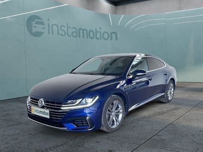 gebraucht VW Arteon 2.0 TDI DSG R-Line 4M ACC LED "DYNAUDIO" Kamera Bluet. Navi Sitzhzg USB