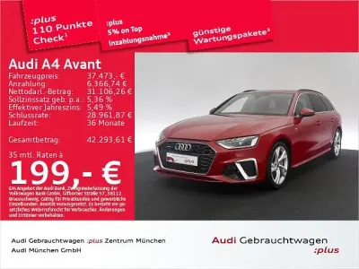 Gebraucht Audi A4 S-Line 204 PS (150 kW) 2024 Progressivrot metallic Kombi