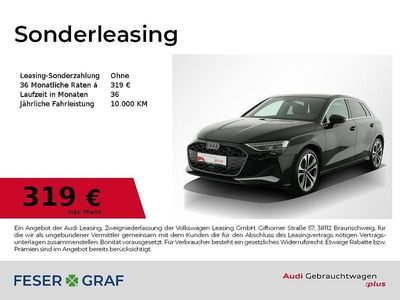 Mythosschwarz metallic Gebraucht 2024 Audi A3 Ambiente Limousine | 38.780 € (Fairer Preis)