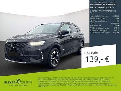 Gebraucht DS Automobiles DS7 Crossback Performance Line Plus 300 PS (220 kW) 2022 Lackierung schwarz perla nera/metallic klarlack SUV