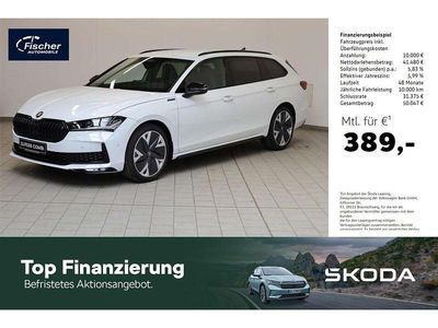 Nuova Skoda Superb SportLine 150 CV (110 kW) 2026 Bianco Station wagon