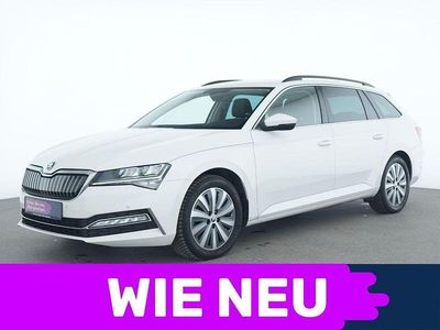 Gebraucht Skoda Superb Ambition 218 PS (160 kW) 2021 Candy weiss Kombi