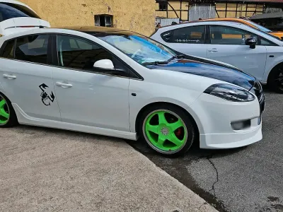 Gebraucht Fiat Bravo 2008 Weiß Kleinwagen