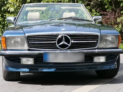 Gebraucht Mercedes SL500 231 PS (169 kW) 1983 Blau Cabrio