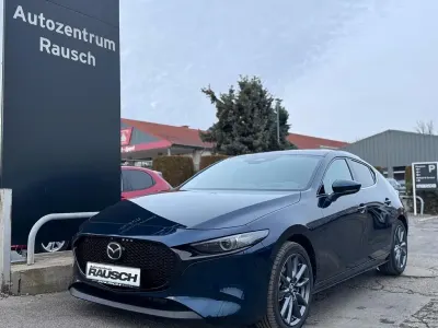 Neu Mazda 3 Exclusive-Line 140 PS (102 kW) 2026 Blau Limousine