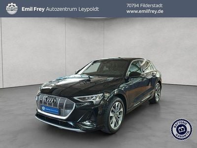 Gebraucht Audi e-tron S-Line 300 kW (408 PS) 2022 Mythosschwarz metallic SUV