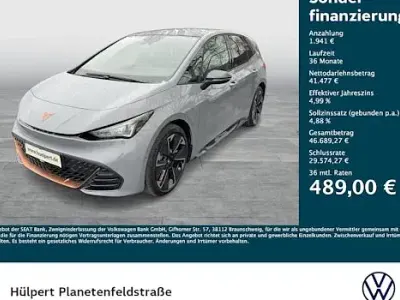 Novo Cupra Born VZ 239 kW (326 HP) 2026 Cinzento Citadino