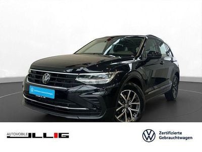 Gebraucht VW Tiguan Life 150 PS (110 kW) 2022 Deepblack perleffekt (schwarz) SUV