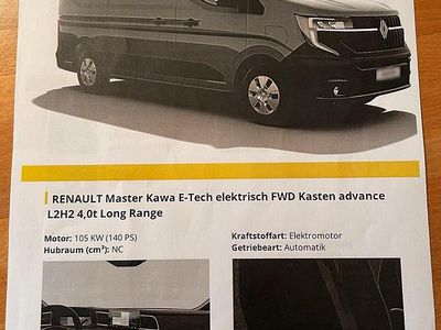 Nouă Renault Master 102 kW (140 CP) 2025 Gri Monovolum