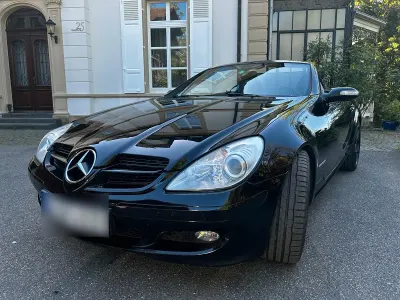 Usata Mercedes SLK200 163 CV (119 kW) 2005 Nero Cabrio