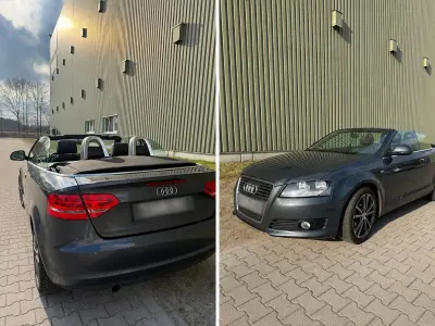 Brugt Audi A3 Cabriolet S-Line 102 HK (75 kW) 2009 Grå Cabriolet