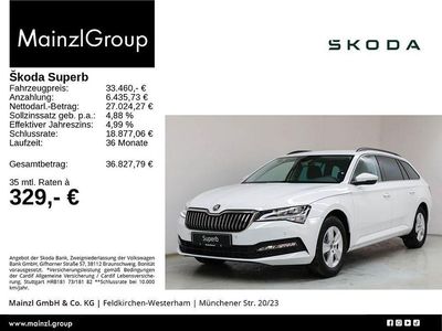 Weiß Gebraucht 2024 Skoda Superb Ambition Kombi | 33.460 € (Fairer Preis)