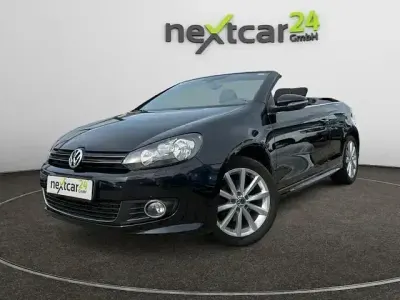 Gebraucht VW Golf VII LOUNGE 125 PS (91 kW) 2016 Schwarz Cabrio