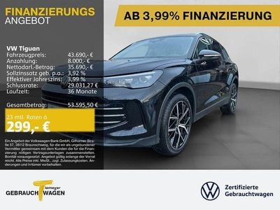 Gebraucht VW Tiguan Elegance 204 PS (150 kW) 2024 Schwarz SUV