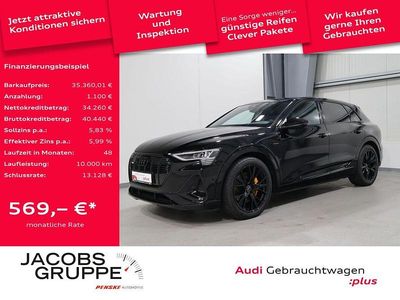 Gebraucht Audi e-tron S-Line 300 kW (408 PS) 2023 Schwarz SUV