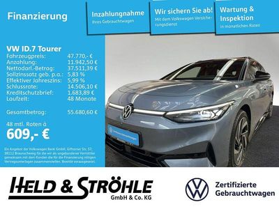 Gebraucht VW ID.7 Pro 210 kW (286 PS) 2024 Stonewashed blue metallic Kombi