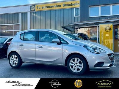 Gebraucht Opel Corsa Edition 90 PS (66 kW) 2015 Argon silber/ice silver (m2) Kleinwagen