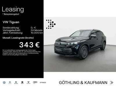 Gebraucht VW Tiguan Goal 150 PS (110 kW) 2025 Grenadillschwarz metallic SUV