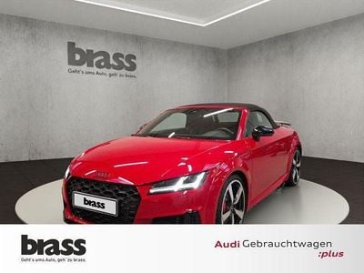 Tangorot metallic/verdeck schwarz Gebraucht 2023 Audi TT Roadster Competition Cabrio | 55.400 € (Etwas zu teuer)