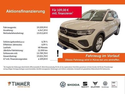 Gebraucht VW T-Cross Life 95 PS (69 kW) 2024 Grau SUV