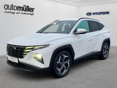 Weiss atlas white / sol Gebraucht 2022 Hyundai Tucson Trend SUV | 24.840 € (Fairer Preis)