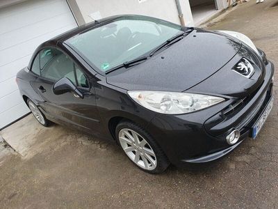 gebraucht Peugeot 207 CC Cabrio Roland Garros schwarz Ledersitze