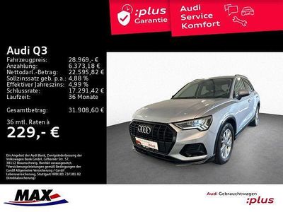 Gebraucht Audi Q3 Advanced 150 PS (110 kW) 2022 Florettsilber metallic (metallic) SUV