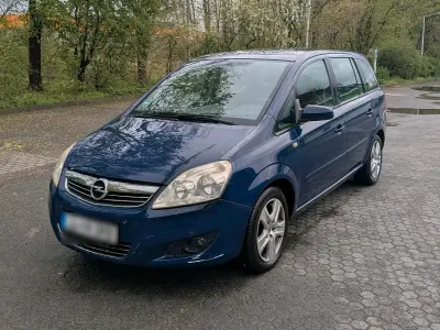 Brugt Opel Zafira 140 HK (102 kW) 2008 Blå MPV