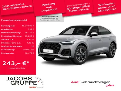 Gebraucht Audi Q5 Sportback S-Line 286 PS (210 kW) 2025 Silber SUV