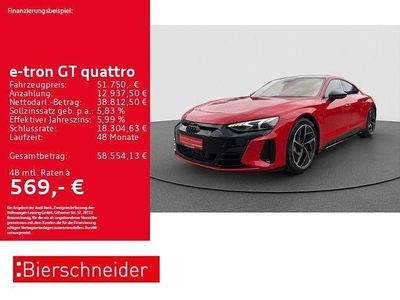 Gebraucht Audi e-tron GT quattro Ambiente 350 kW (476 PS) 2022 Rot Limousine