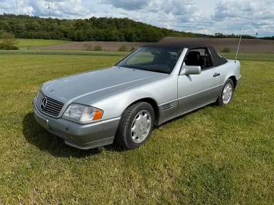Gebraucht Mercedes SL320 231 PS (169 kW) 1995 Silber Cabrio