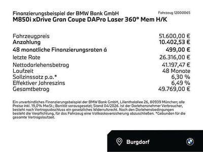 Usado BMW M850 Performance 530 HP (389 kW) 2021 Preto Coupé