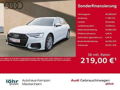 Gebraucht Audi A6 S-Line 204 PS (150 kW) 2025 Gletscherweiß metallic Kombi