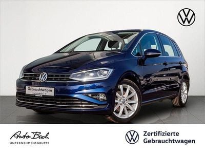 Usata VW Golf Sportsvan Highline 150 CV (110 kW) 2018 Blu Monovolume