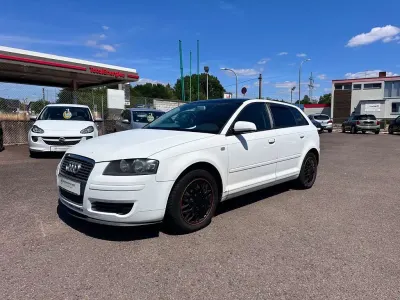 Gebraucht Audi A3 Attraction 102 PS (75 kW) 2008 Weiß Kleinwagen