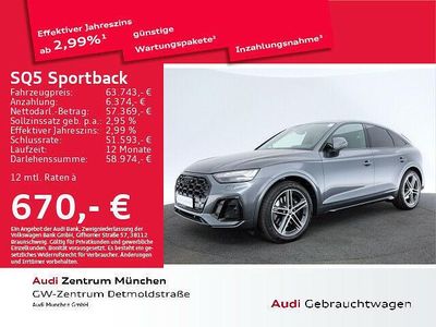 Gebraucht Audi SQ5 Sportback Ambiente 341 PS (250 kW) 2022 Daytonagrau perleffekt SUV