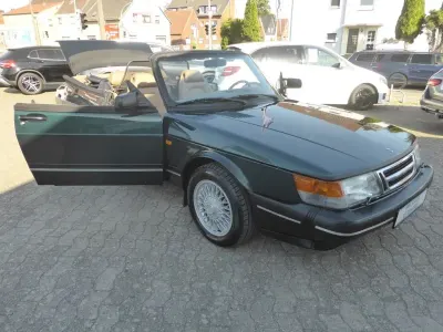 Gebraucht Saab 900 Cabriolet 141 PS (103 kW) 1993 235 eucalyptusgrün Cabrio