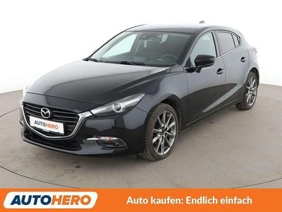Gebraucht Mazda 3 Signature 120 PS (88 kW) 2018 Schwarz Limousine