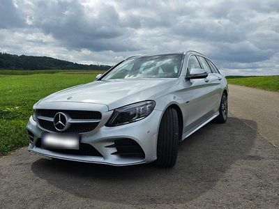 Usata Mercedes C300e AMG line 211 CV (155 kW) 2020 Argento Station wagon