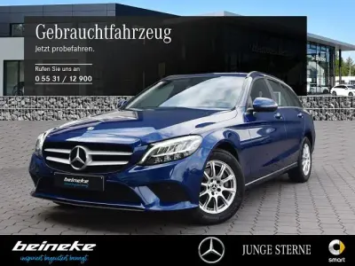 Gebraucht Mercedes C220 Business 194 PS (142 kW) 2019 Blau Kombi